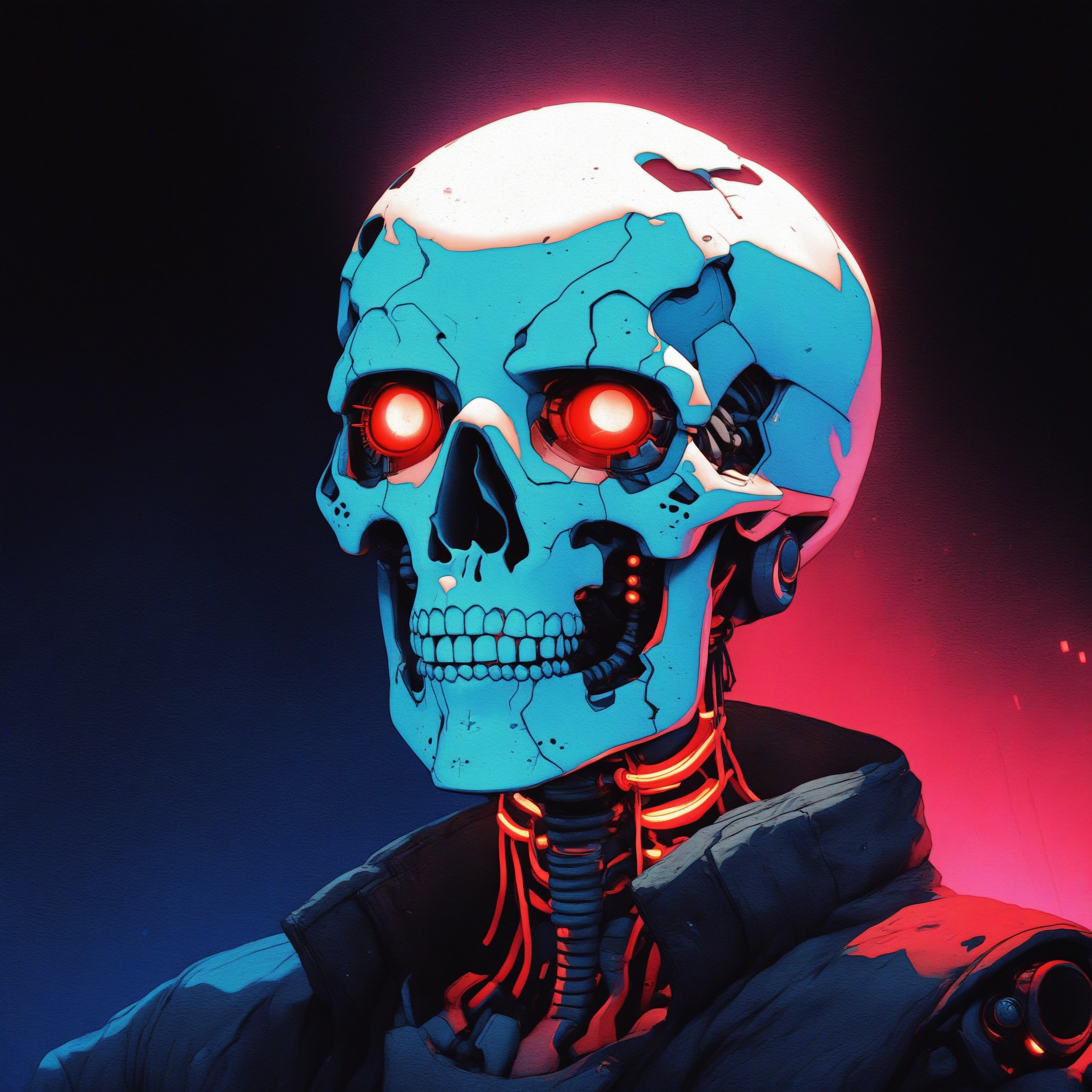 00162-4289218787-0512-_lora_Kenva_1.0_ score_9, knva, halftone effect, skull, cyberpunk neon, dark background ,.png
